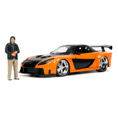 Mazda RX-7 C/ Boneco Han - Velozes e Furiosos - Jada - 1:24