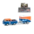 Volkswagen Kombi T2 Double Cab 1975 C/ Reboque Cargo Trailer - Gulf - Hitch and Tow - Série 28 - Greenlight - 1/64 on internet