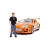 Imagem do Toyota Supra C/ Boneco Brian - Velozes e Furiosos - Jada - 1:24