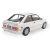Ford Escort XR3 1992 - Branco - California Classics - 1/24 - Verdi Miniaturas