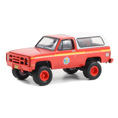 Chevrolet M1009 1984 - Alaska Fire Marshal - Fire and Rescue - Série 4 - Greenlight - 1/64