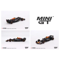 PRÉ-VENDA - F1 Oracle Red Bull Racing RB20 #1 Max Verstappen - 2024 Formula 1 Bahrain GP Winner - Mini GT - 1/64