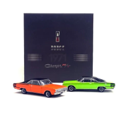 Box Set R/T - 2 Dodge Charger R/T 1971 - BR Classics - 1/64