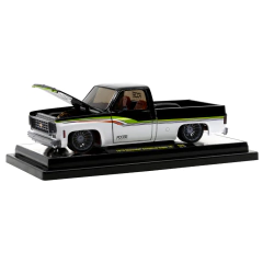 CHASE - Chevrolet Cheyenne 10 1973 Custom - Edelbrock - Square Body Truck - M2 Machines 1/24