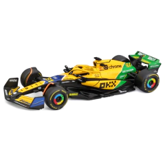 Formula 1 McLaren Ayrton Senna Tribute MCL38 2024 Oscar Piastri #81 - GP Monaco F1 2024 - Bburago - 1/43