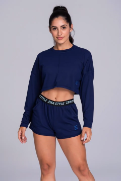 Imagem do Blusa Cropped manga longa