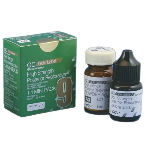 Ionómero alta resistencia GC9 GOLD LABEL. FUJI