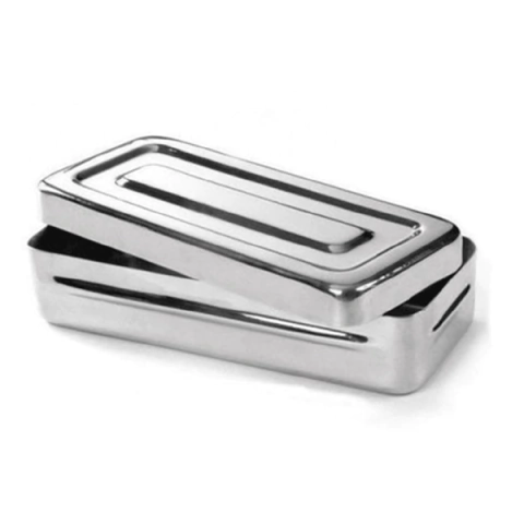 Caja de acero inoxidable 22x12x5cm. BELKYS