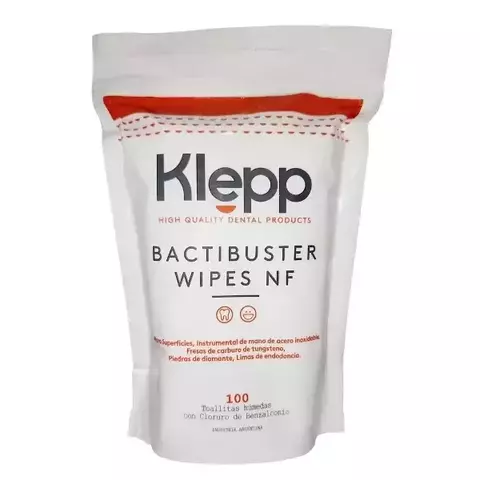 Toallitas Húmedas Bactibuster Wipes NF x 100u - Klepp