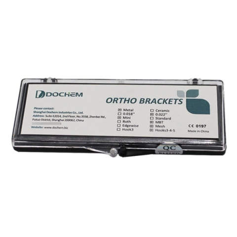 Brackets Ortodoncia Metálicos/Esteticos ROTH y MBT 0.22 Dochem
