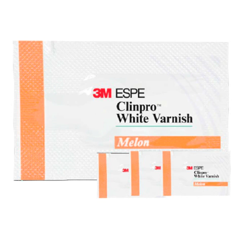 Barniz Clinpro White Varnish. Sabor melón (monodosis x 0.50ML). 3M