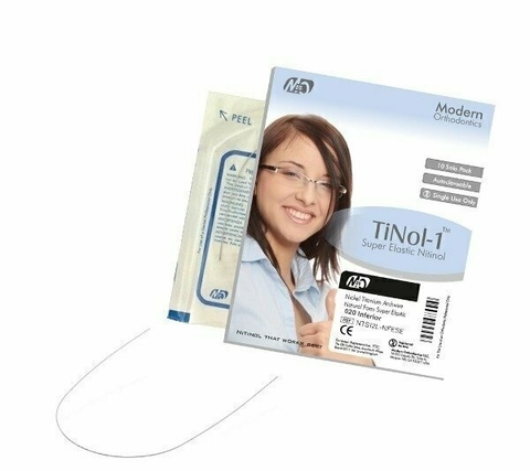 ARCO REDONDO, CUADRADO Y RECTANGULAR NITI x10. MODERN ORTHODONTICS