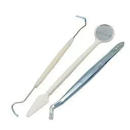 KIT triada descartable, espejo, pinza y explorador. DOCHEM