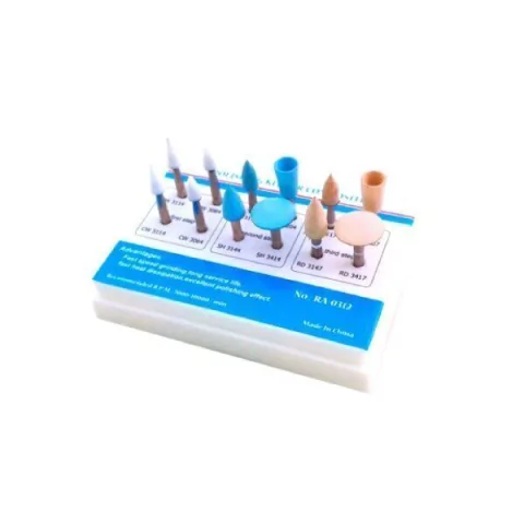 Kit p/Pulido de Composite x 12u + Fresero Plástico. DOCHEM