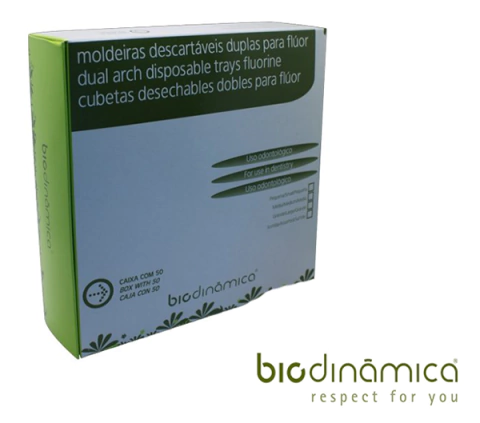 CUBETAS PARA FLUOR DOBLES CHICAS X 50. BIODINAMICA
