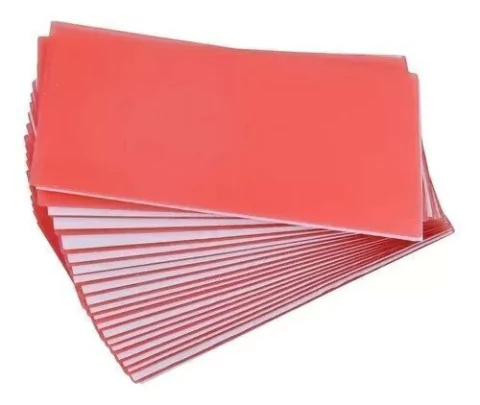 Lámina de Cera Rosa para modelar x unidad