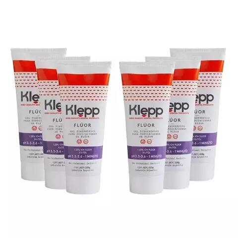 Flúor Gel One Minute, 220 grs. KLEPP