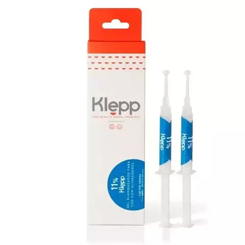 Gel Blanqueador para Alineadores 11 2 jgas. (3 g. c/u) Klepp