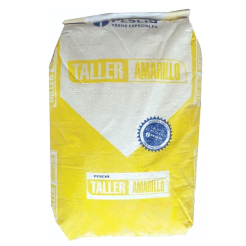 Yeso taller AMARILLO, BLANCO 25kg. PESCIO