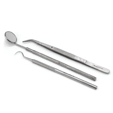 KIT TRIADA (espejo + pinza de algodón + explorador). PANORAMA