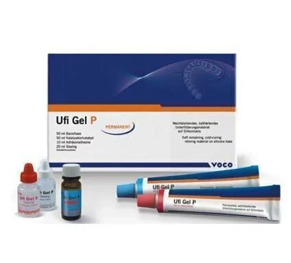 UFI GEL P, material de rebase, base, catalizador, adhesivo y glazing. VOCO