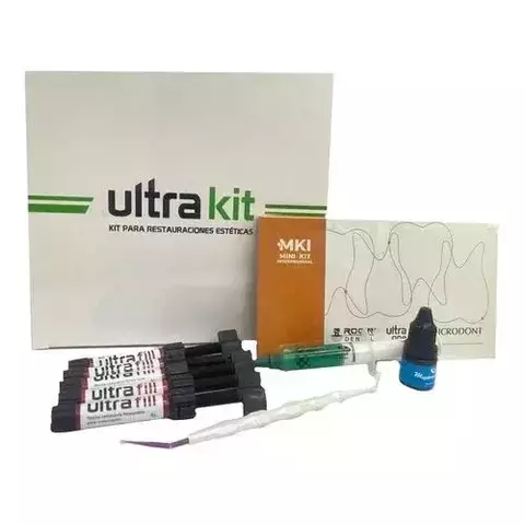 ULTRA KIT COMBO - 5 COMPOSITE + 1 ACIDO + ADHESIVO + MATRICES. ULTRA