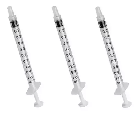 Jeringa Descartable 1 ML Sin Aguja X 100 U. Tuberculina. NEOJET