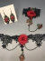 Conjunto Flor Vermelha