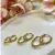 TRIO ARGOLINHAS CLICK BOLINHAS - Semijoia banho ouro 18k - comprar online