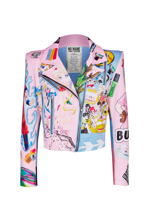 OBJECT JACKET PINK AND BLUE - buy online