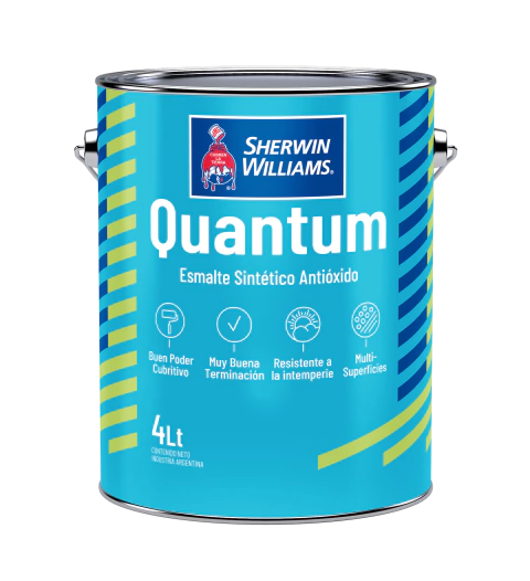 QUANTUM ESMALTE SINTETICO BRILLANTE BLANCO 4 L SHERWIN WILLIAMS (30102)