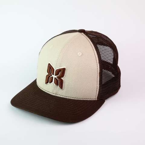 Boné Xtreme Roper - Marrom Claro / Marrom Escuro. - comprar online