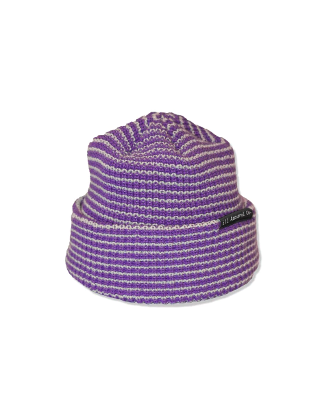 Eenie Meenie Beanie - Lilac and White - buy online