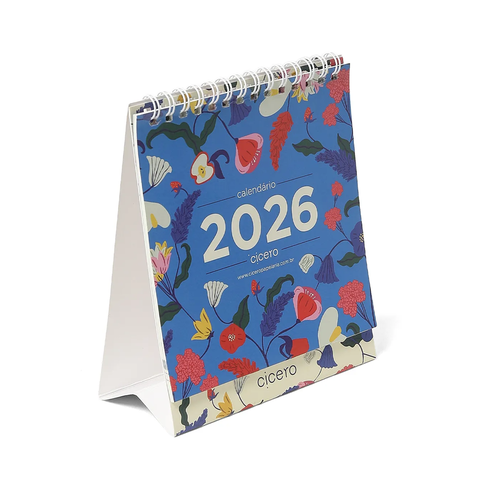 Calendário de Mesa 13 x 15 CICERO 2026 - Doce Florada