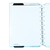 CADERNO INTELIGENTE By GoCase - Mapa Mundi Azul - comprar online