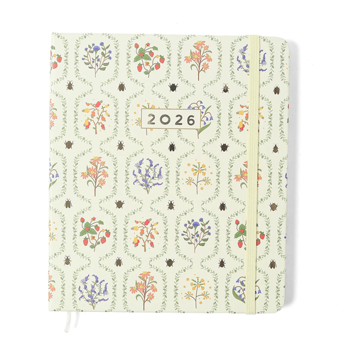 Agenda Semanal Planejamento CICERO 2026 - Jardim / Off White