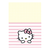 Caderno Colegial JANDAIA 1 Matéria 80 fls - Hello Kitty / Ribbons - comprar online