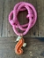 Corda de regular, cor rosa com cavalo marinho laranja. - comprar online