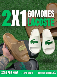 GOMONES LACOSTE + OTRO PAR LACOSTE DE REGALO ¡OFERTA POR TIEMPO LIMITADO!