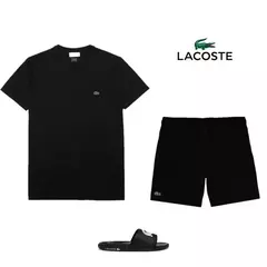 CONJUNTO LACOSTE + OJOTAS LACOSTE DE REGALO! Especificar el talle de las ojotas en notas al finalizar la compra