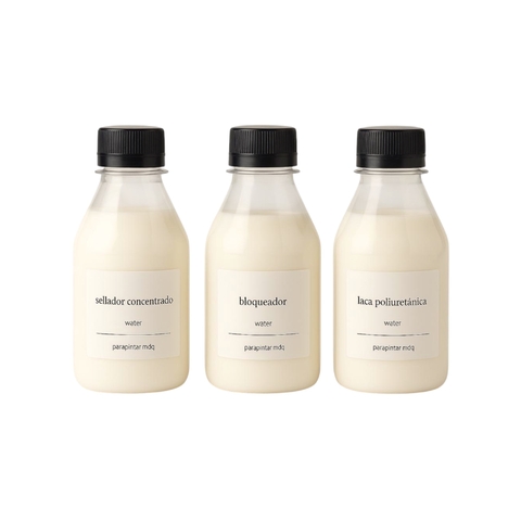 Kit sellador+bloqueador+laca poliuretanica 250cc - comprar online