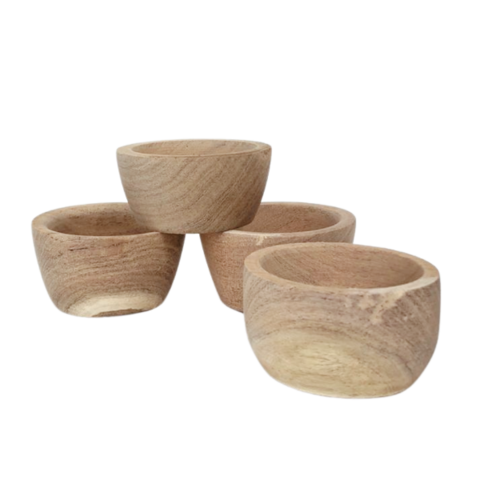 Cuenco de algarrobo 7.5 cm outlet