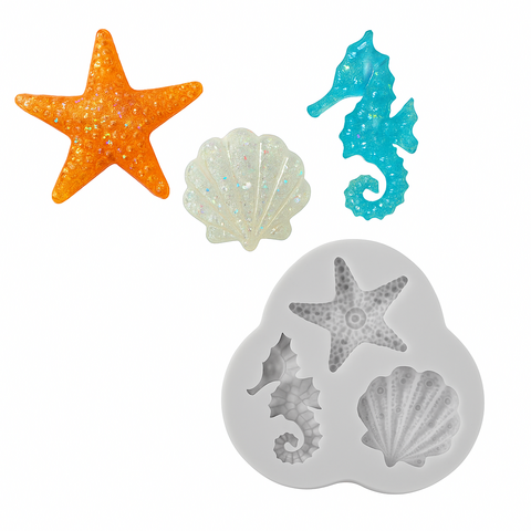 Molde marino – Estrella, Caballito y Concha - comprar online