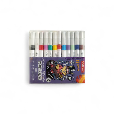 Marcadores Acrilicos 3m 12 unidades conejo