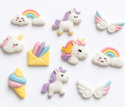 Charms unicornios x10 - comprar online