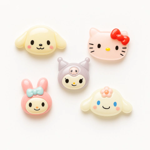 Charms Sanrio surtidos X5 - comprar online