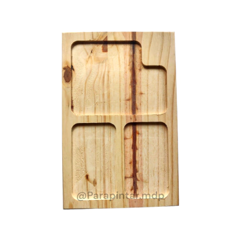 Tabla de pino para picada