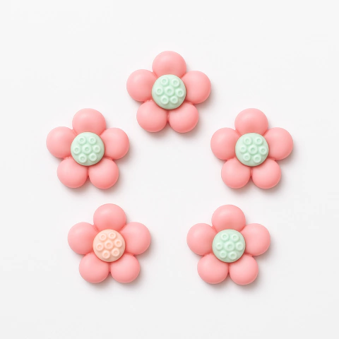 Charm Flores resina mate X5 - comprar online