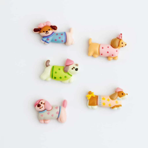 Charms x3 perritos salchicha - comprar online