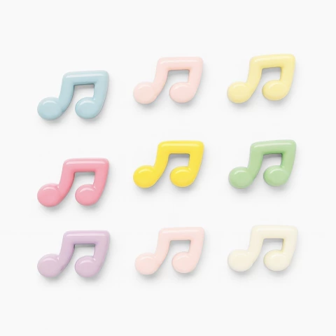 Notas musicales - Pack x5 unidades - comprar online